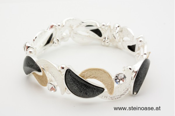 Armband  Gold/Grau/Silber